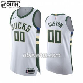 Camiseta Niños Milwaukee Bucks Personalizadas 2019-20 Nike Association Edition Swingman